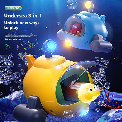 Luminous Catapult Submarine Bath Toy