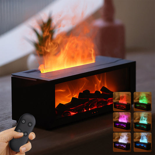 3D Flame Fireplace Aromatherapy Diffuser