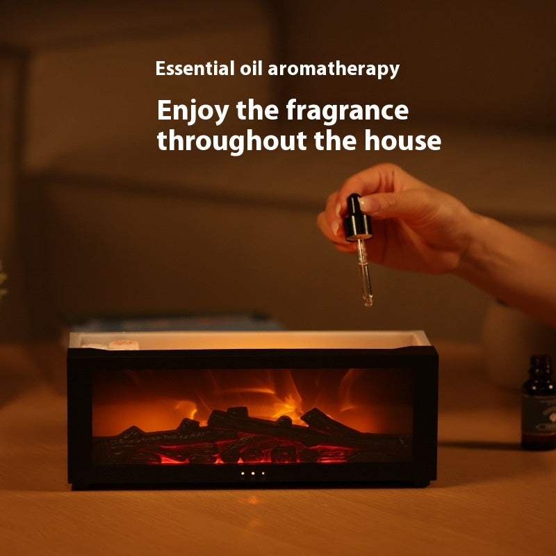 3D Flame Fireplace Aromatherapy Diffuser