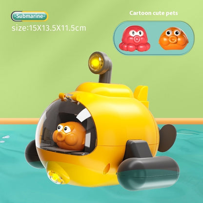 Luminous Catapult Submarine Bath Toy